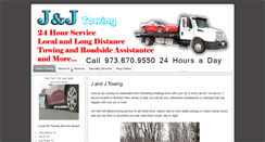 Desktop Screenshot of jandjtowingnj.com
